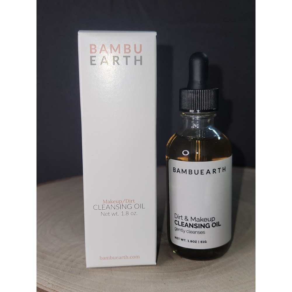 Bambu Earth Cleansing Oil Full Size 1.8 oz~NEW